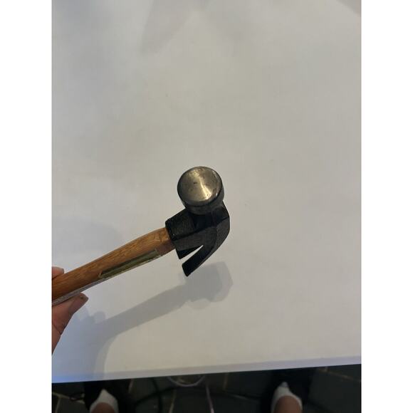 VINTAGE PLUMB Claw Hammer Wooden Handle 11-454 16 oz. 13" Long - Picture 4 of 4